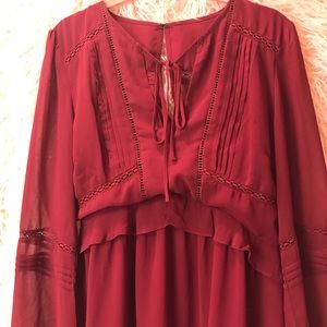 💕Gianni Bini maroon Dress never worn 💕